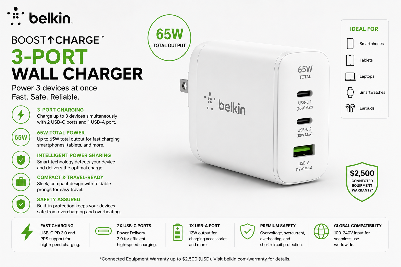 Belkin BoostCharge 3-port — image 2