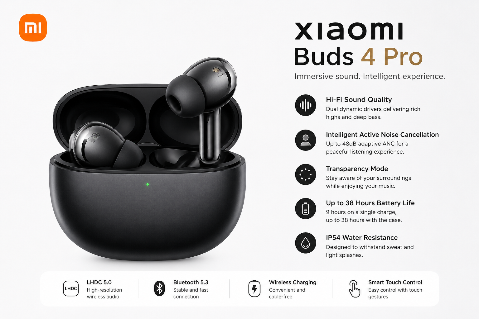 Xiaomi Buds 4 Pro — image 2